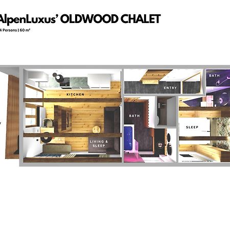 Oldwood Chalet - Balcony & Car Park By Alpenluxus Appartements Fügen Exterior foto